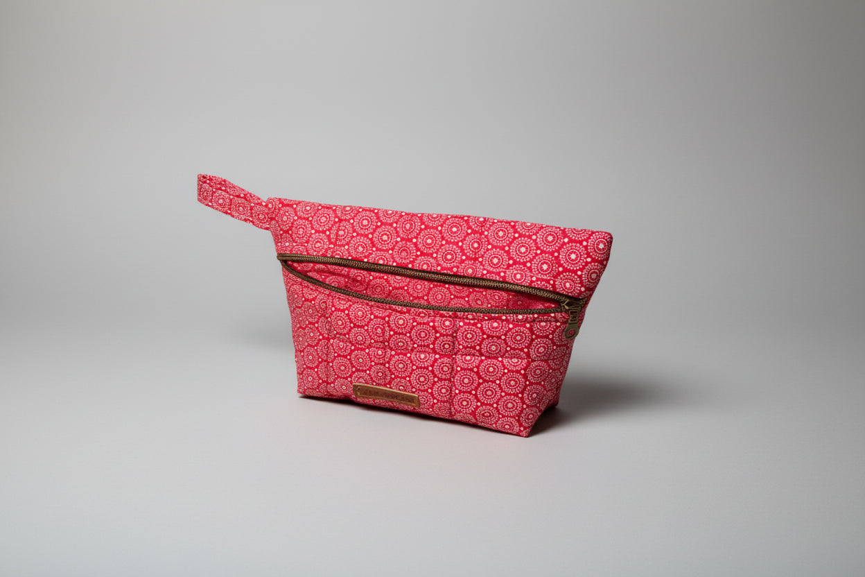 Trousse de toilette ou de maquillage en coton