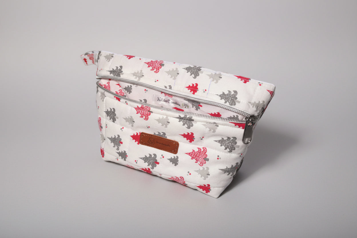 Trousse de toilette ou de maquillage en coton