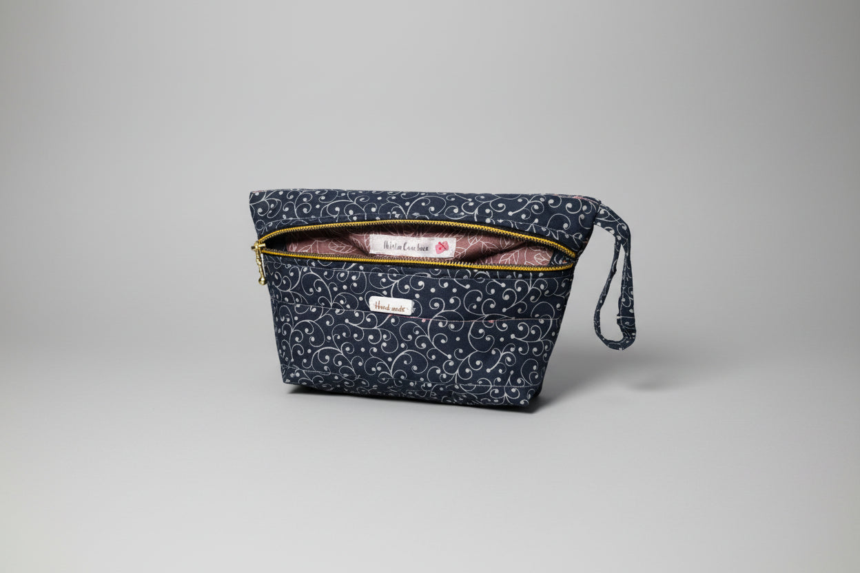 Trousse de toilette ou de maquillage en coton
