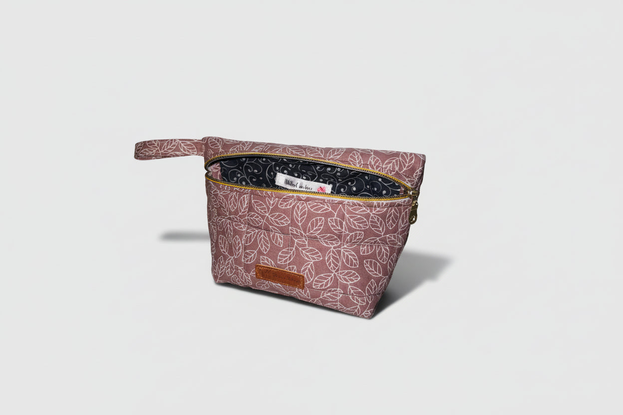 Trousse de toilette ou de maquillage en coton