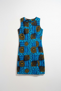 Robe Wax Bleue – Élégante