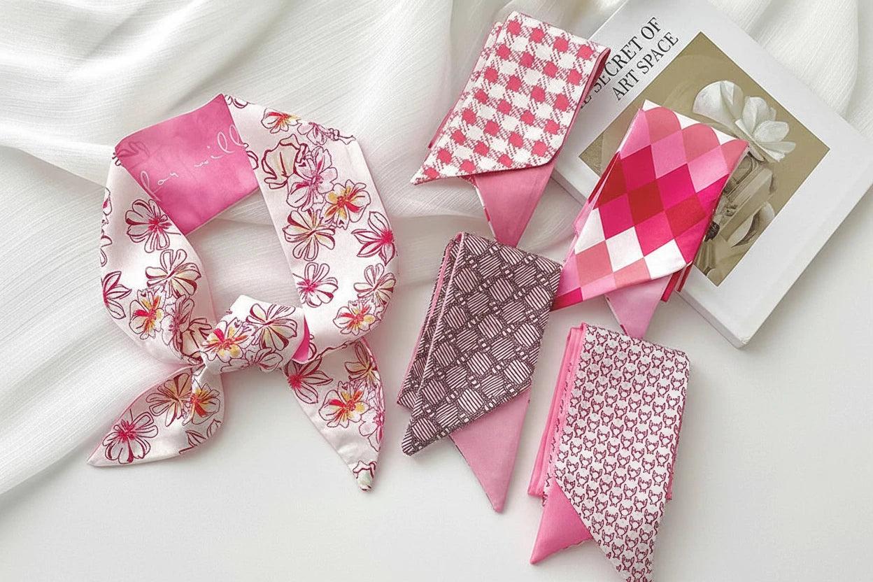 Foulards en Satin doux et Élégants