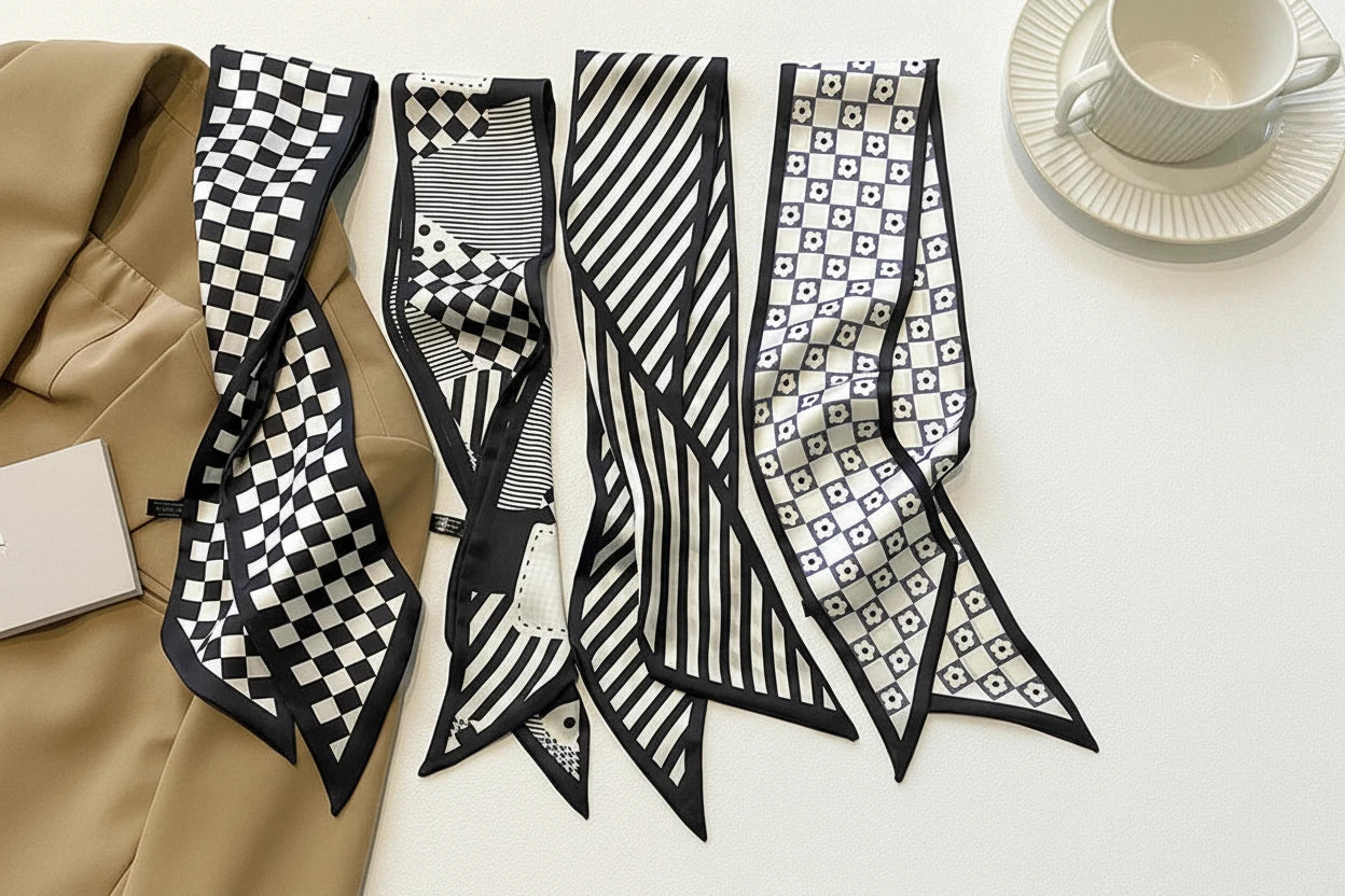 Foulards en Satin doux et Élégants