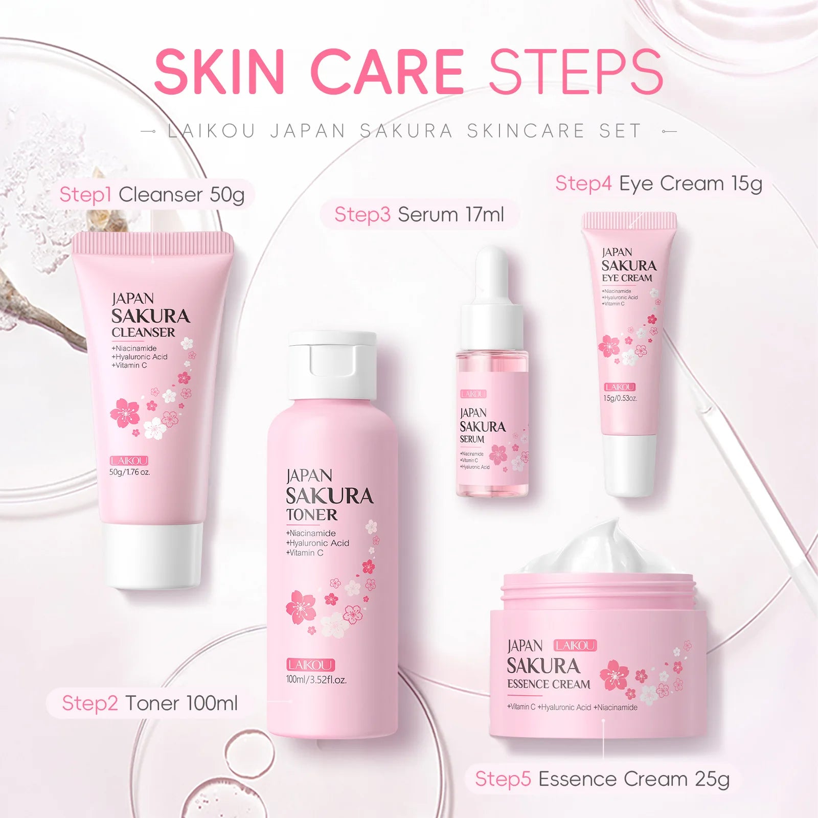 Coffret Sakura – Rituel Éclat de la Peau