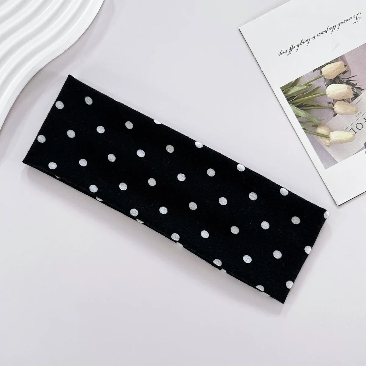Bandeau chic à pois
