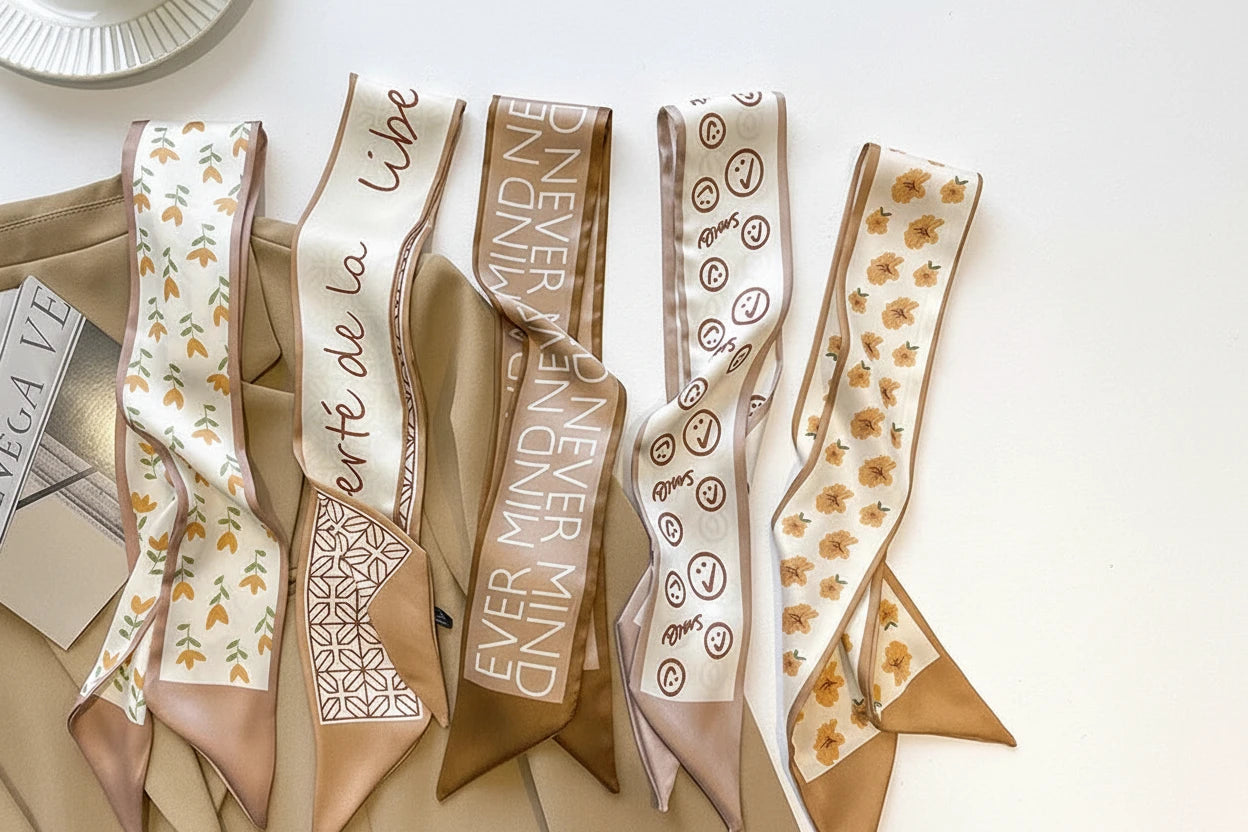 Foulards en Satin doux et Élégants