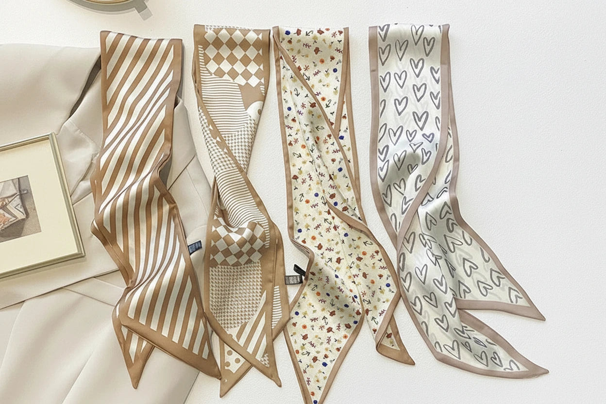 Foulards en Satin doux et Élégants
