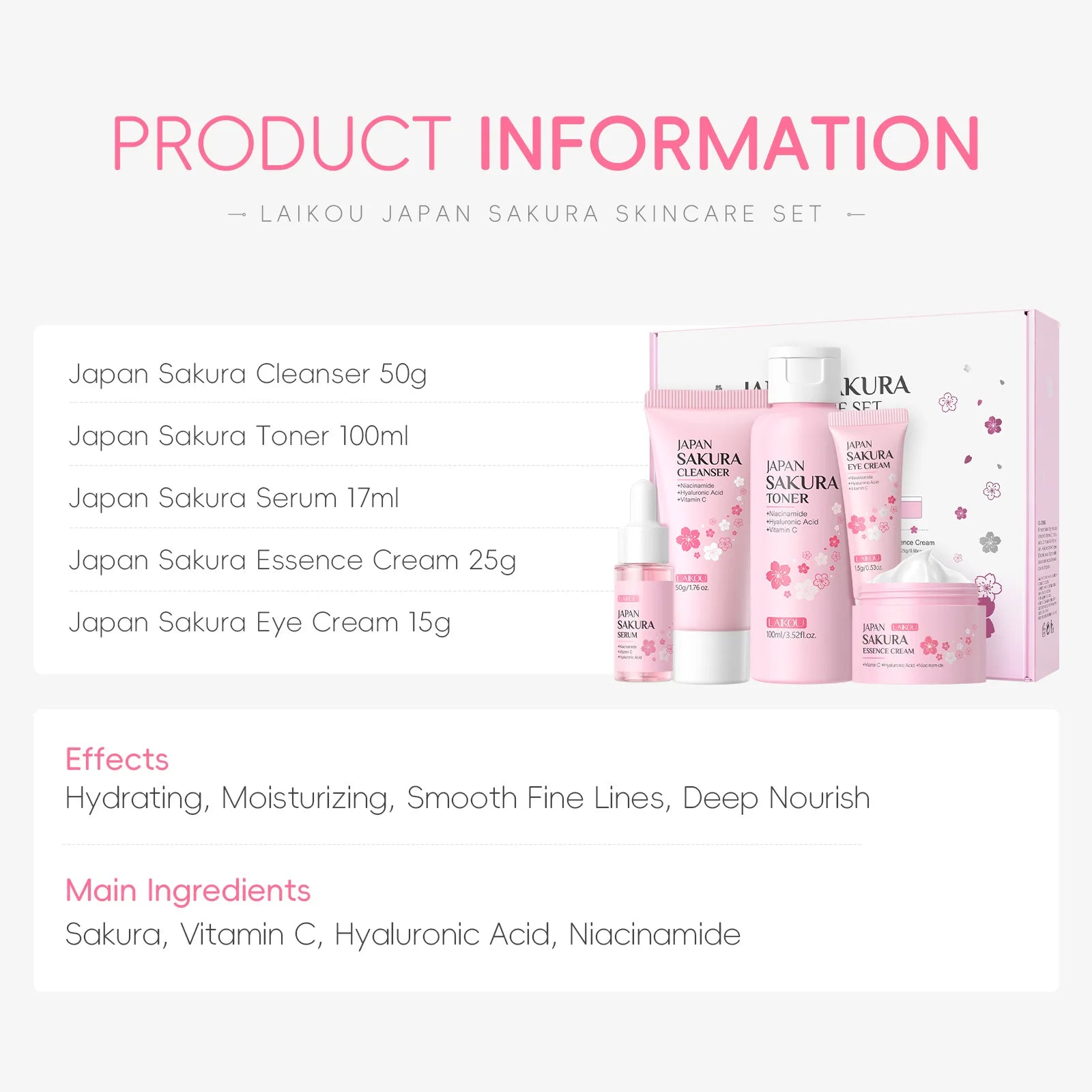 Coffret Sakura – Rituel Éclat de la Peau
