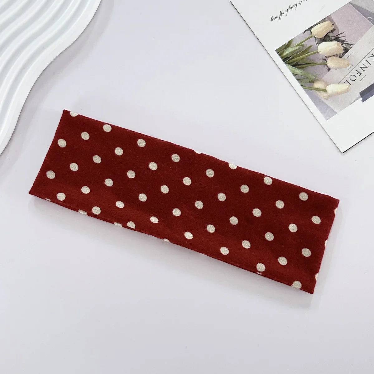 Bandeau chic à pois
