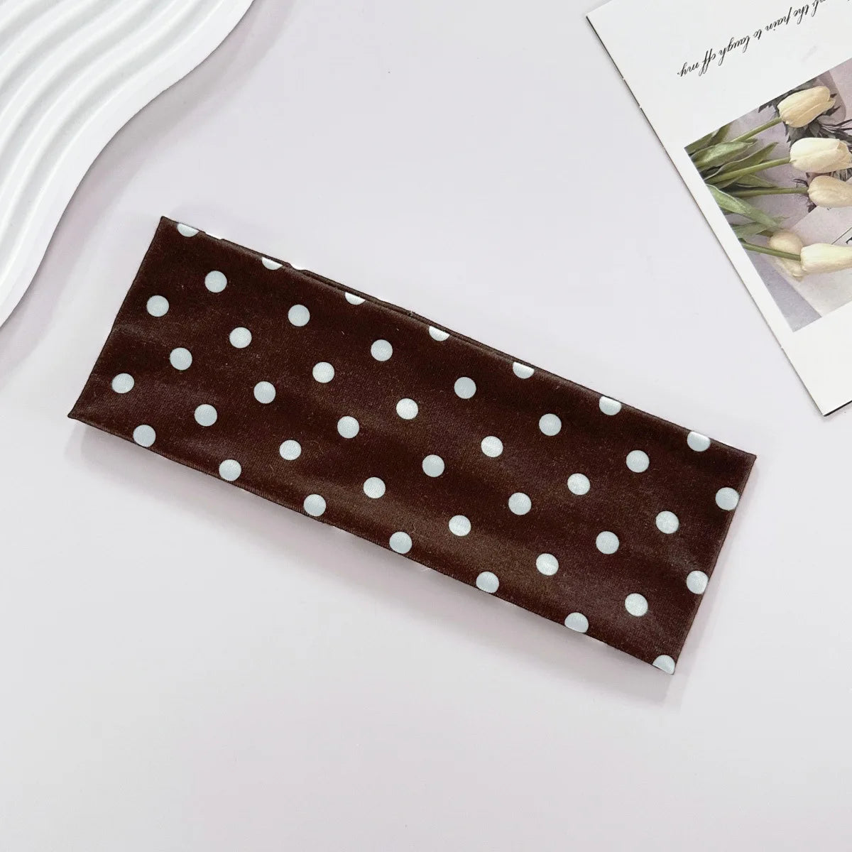 Bandeau chic à pois