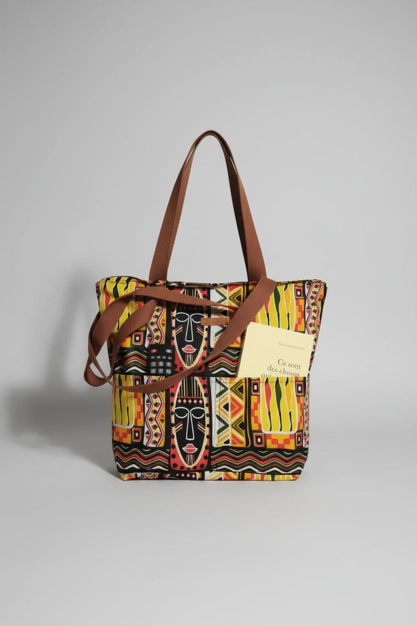 Sac Tote Premium – Motifs Africains