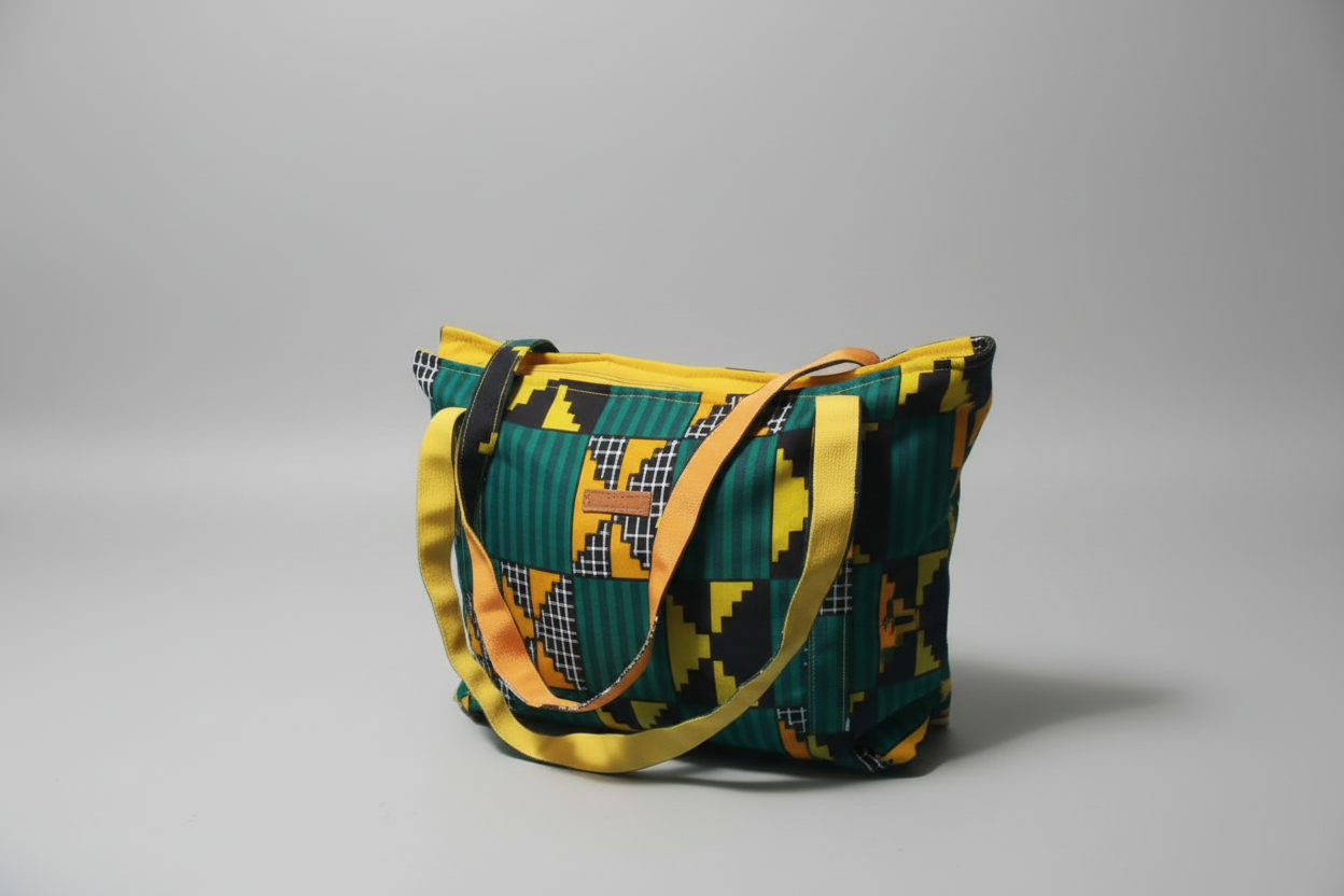 Sac Cabas en Wax – Élégance et Praticité